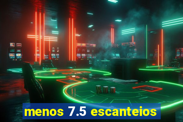 menos 7.5 escanteios